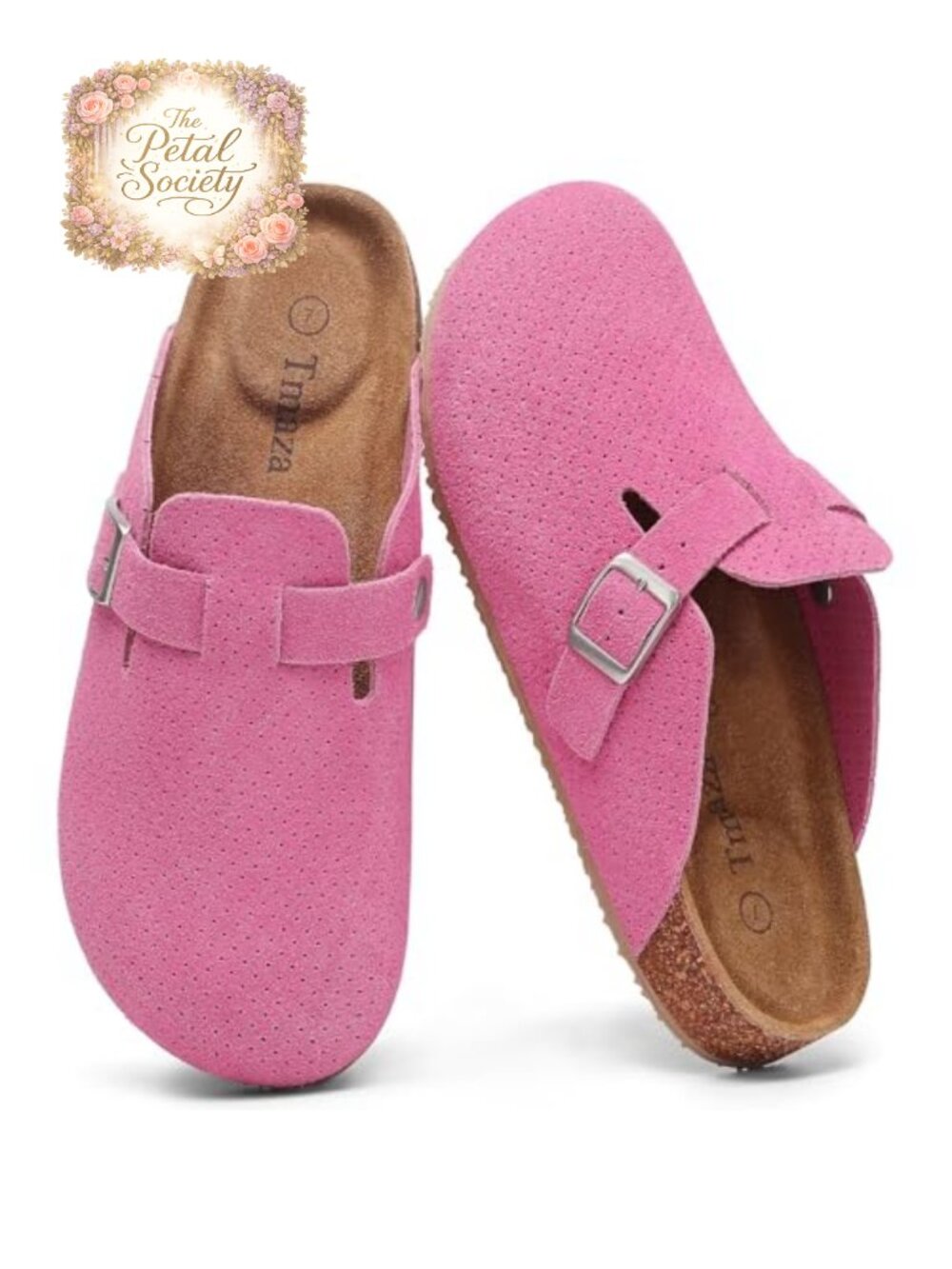 100% Genuine Suede Clogs Arch Support Memory Foam Non-Slip Work Mules